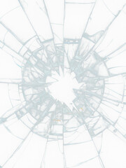 Fototapeta premium Disintegrated glass texture background - transparent background PNG. Isolated broken glass. 