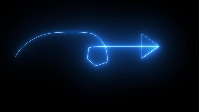 arrow to the right. simple right direction icon