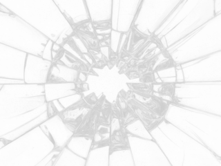 Cracked glass texture background - transparent background PNG. Isolated broken glass. 