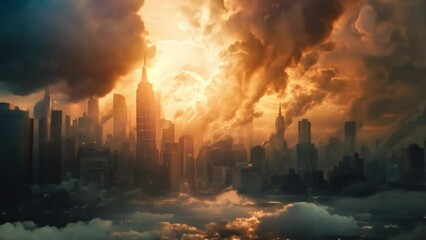 Loss of cities affected by natural disasters