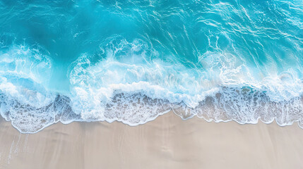 Background of Beach in Flat-Lay Photography