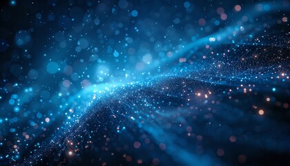 A blue sky with a lot of stars and a blue background by AI generated image