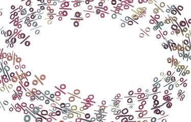 Blurred sale background. 3d