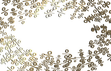 Blurred sale background. 3d