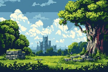 Pixel Art Background