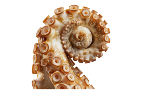 Octopus grip isolated on transparent background