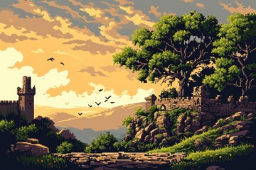 Pixel Art Background