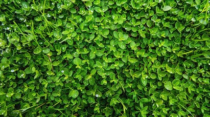 Aerial view of a seamless expanse of vibrant green grass. Grass background.