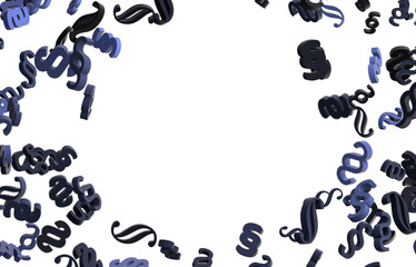 Paragraph in 3d ground panorama