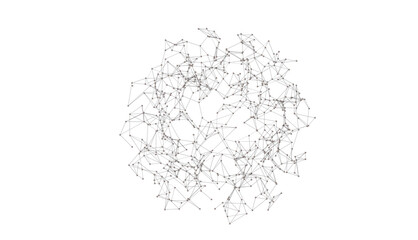 Big data visualization background.Abstract technology