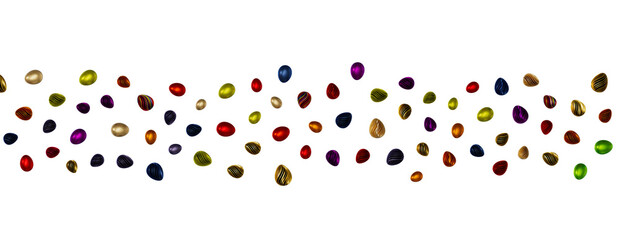 Perfect colorful handmade easter eggs