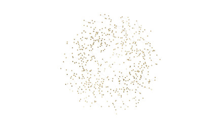 Multi color connected lines and dots network 3d illustration