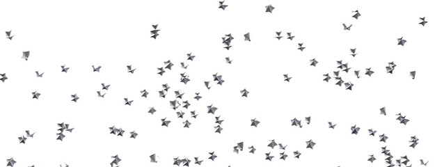 Descendant Christmas Constellations: Mind-Blowing 3D Illustration of Falling Festive Star Patterns