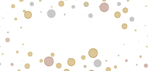 Cascading Splendor: Striking 3D Illustration Showcasing a Dazzling gold Confetti Display