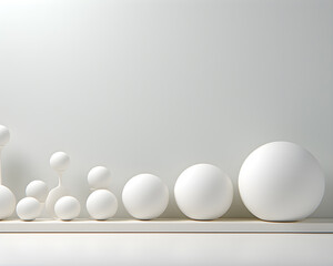 white wall empty room interior floor background modern light design.
