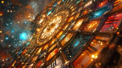 abstract mosaic background 