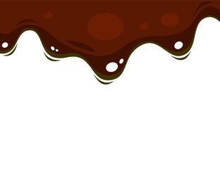 liquid chocolate melt background. Melt chocolate drip. melted chocolate background. chocolate background.
