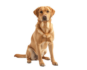 Obraz premium golden retriever isolated on white