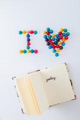 ludo tokens forming the word 