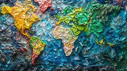 Naklejka premium Craft an image symbolizing global environmental awareness and responsibility