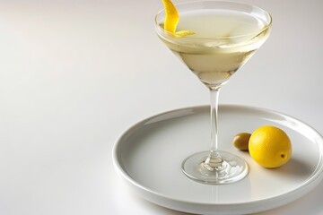 Harmonious Blend of Gin and Dry Vermouth in 50/50 Martini