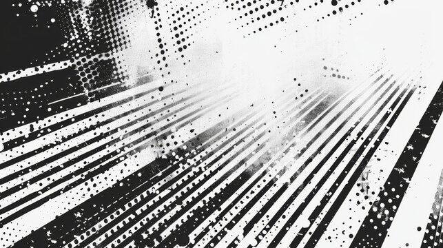 Monochromatic abstract lines creating a dynamic texture background.
