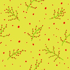 red and yellow confetti