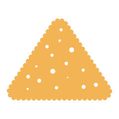 Dragon Boat Festival traditional food zongzi dumpling silhouette hand drawn illustration. Holiday clip art, card, banner, poster element. Asian style design, isolated vector.