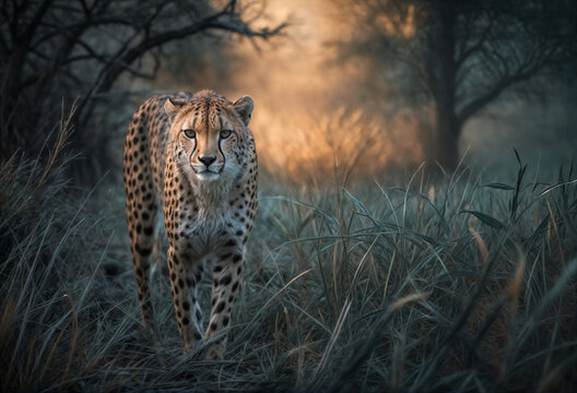 Caccia nella Savana- La Ghepardo in Agguato