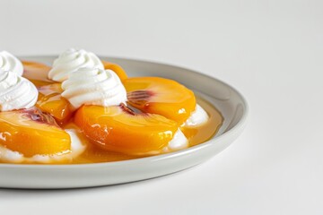 Easy and Delicious Peachy Dessert with Sweetened Condensed Milk