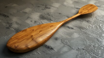 3D realistic image of a paddle, clean lighting, isolated on background