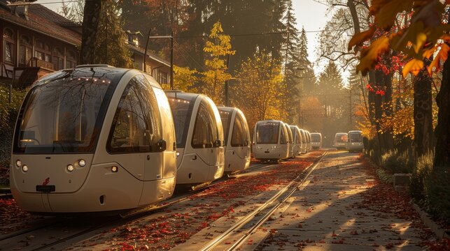 Self driving pods improve urban mobility, offering efficient city transport for residents