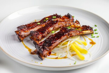 Savory BBQ Short Ribs Infused with Aromatic Asian Pear Puree