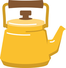 teapot on a white background