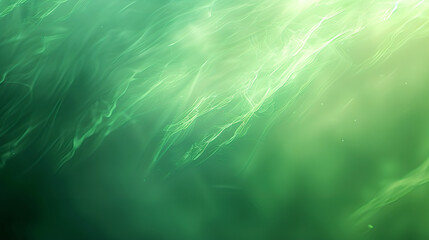 Lush Green Gradient Landscape with Pops of Color - Fresh, Serene Stock Photo for Web Design and Eco-Friendly Concepts