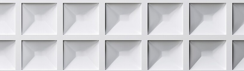 Minimalist Geometric Diamond Shapes on White Background, Perfect for Modern Design