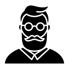 Hairstyle icon. Icon about barbershop