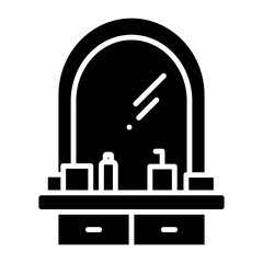 Mirror icon. Icon about barbershop