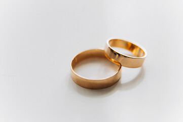 wedding rings. gold wedding rings.