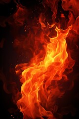 Abstract Fire Background