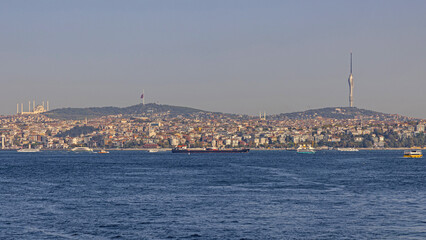Fototapeta premium Asian Side of Istanbul Turkey Cityscape Middle East