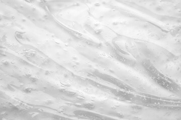 Transparent clear liquid serum gel cosmetic texture background