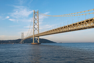 明石海峡大橋のある風景