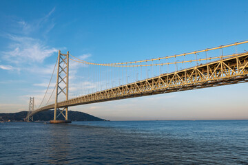 明石海峡大橋のある風景