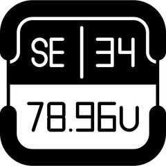Selenium Periodic Table Element Icon