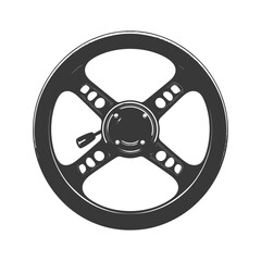Silhouette steering wheel black color only