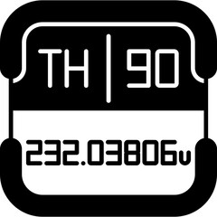 Thorium Periodic Table Element Icon