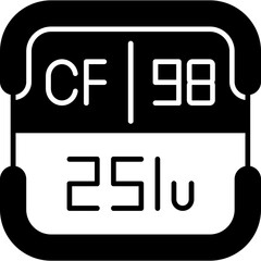 Californium Periodic Table Element Icon