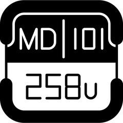 Mendelevium Periodic Table Element Icon