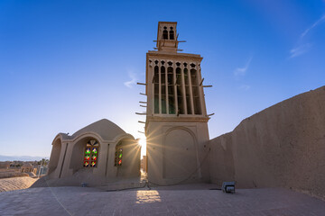 The traditional Wind Tower towers over Yazd's skyline and is a fine example of Persian...